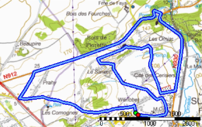 Tour de Namur étape 4 carte